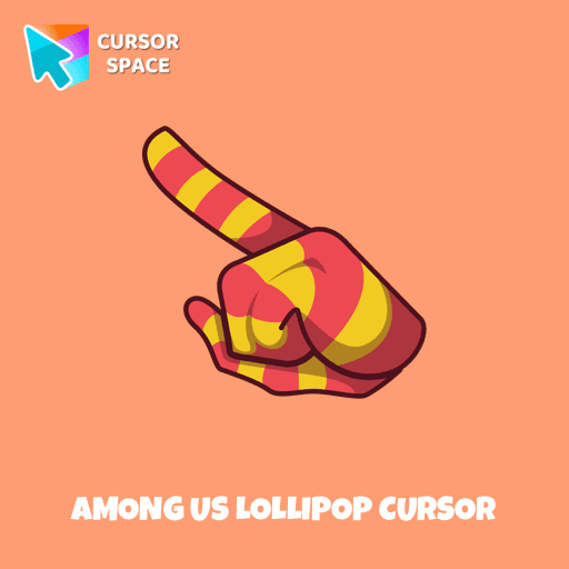 Among Us Lollipop cursor arrow cursor